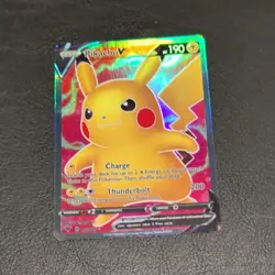 Pokemon Pikachu V Full Art Ultra Rare Holo Swsh04 Vivid Voltage 170/185 - Image 1