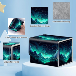 For MTG Commander Deck Box,Card Deck Box for Trading Yugioh Mtg,Fits 100 Double - Image 2