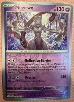 Mewtwo [Reverse Holo] #150 Pokemon Scarlet & Violet 151 - Image 1