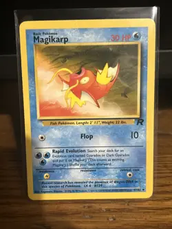 Magikarp 47/82 Uncommon Team Rocket Pokemon Lightly Played - Image 1