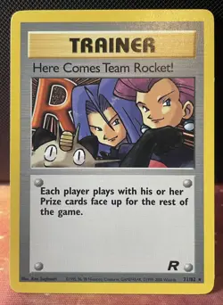 Here Comes Team Rocket! 71/82 Pokemon TCG Team Rocket Set Unlimited Rare LP - Image 1