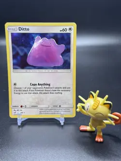 Ditto 17/18 Pokemon Detective Pikachu Holo - LP - Image 1
