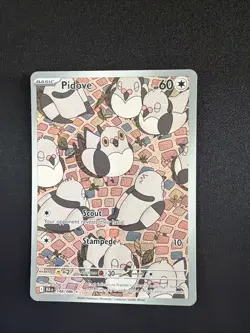 Pokemon TCG Pidove Black Bolt Illustration Rare Card 148/086 Near Mint Condition - Image 1
