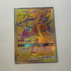 Pokemon Reshiram & Charizard GX TAG TEAM SM247 Promo Holo EN HP 270 - Image 1
