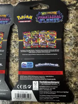 Pokemon Mega Evolution Phantasmal Flames Booster Pack Art Set 2 Pack Lot SEALED - Image 3