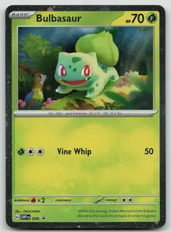 Pokemon Bulbasaur (Cosmos Holo) 046 Scarlet & Violet Promo Promo Holo NM - Image 1