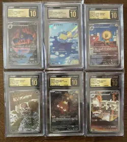 ✨ALL Pristine 10 CGC Pokemon TCG Lot Of 6 Japanese Graded Cards. Art Rare Holo - Image 1