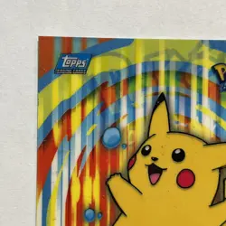 Surfing Pikachu 2000 Topps Pokemon TV Animation Series 2 25 8 of 10 Trading Card - Image 3