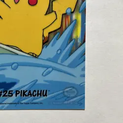 Surfing Pikachu 2000 Topps Pokemon TV Animation Series 2 25 8 of 10 Trading Card - Image 5