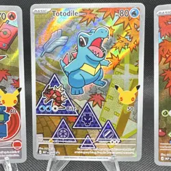 Pokemon First Partner Series 2 - Johto Starter Set Chikorita Cyndaquil Totodile - Image 2