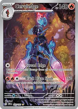 Ceruledge - 197/191 Surging Sparks Illustration Rare Pokemon - NM/MINT - Image 1