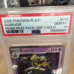 The Pokemon Company Pokemon TCG Dusknoir 020/064 Prize Pack Ser 7 Holo PSA 10 - Image 2