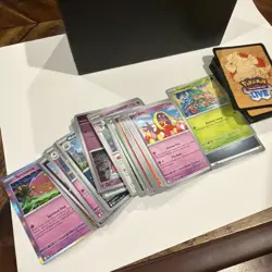 NM Pokemon Card Bulk Collection 600+ Cards From Pitch Black English - Image 3