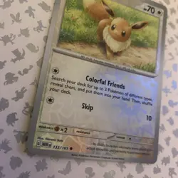 Pokemon - Eevee 133/165 - Scarlet & Violet 151 - Reverse Holo - Near Mint - Image 2