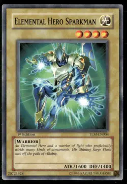 The Lost Millennium #TLM-EN004 Elemental Hero Sparkman - Image 1