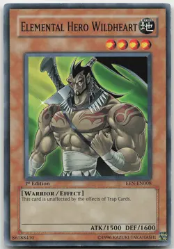 Elemental Hero Wildheart EEN-EN008 1st Edition LP Yugioh - Image 1