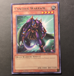 Yu-Gi-Oh! TCG Konami Panther Warrior MIL1-EN036 Millennium Pack Rare 1st Ed - Image 1