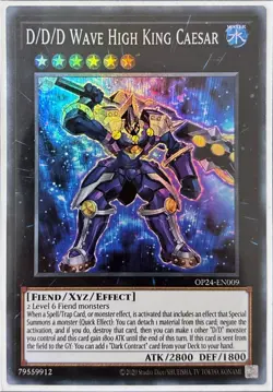 D/D/D Wave High King Caesar OP24-EN009 Super Rare - Image 1