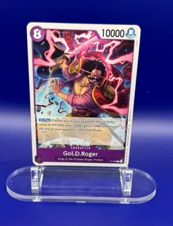 Gol D. Roger P-107 Promo Holo (English) One Piece Card Game - Image 1