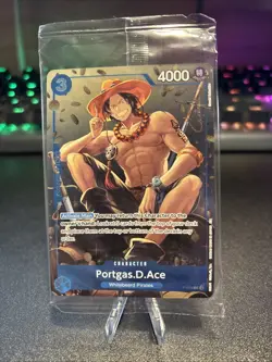Portgas.D.Ace P-074 Holo - One Piece TCG - Tin Pack Set Vol. 2 - Sealed/NEW - Image 1