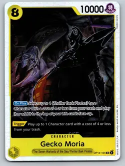 The Azure Sea's Seven #OP14-104 Gecko Moria - Image 1
