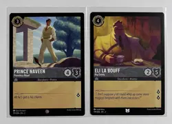 2023 Disney Lorcana TCG Lot Tiana Celebrating Princess Super Rare Foil. Naveen - Image 4