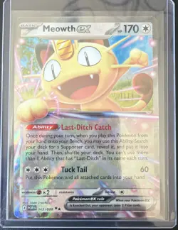 Meowth ex 062/088 Me03: Perfect Order Holo - Image 1