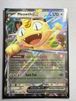 Meowth ex 062/088 Me03: Perfect Order Holo - Image 1