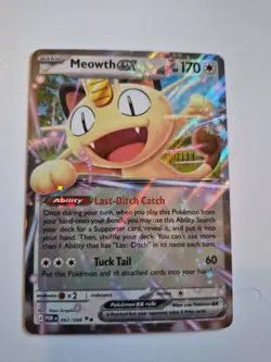 Meowth ex 062/088 Me03: Perfect Order Holo - Image 1