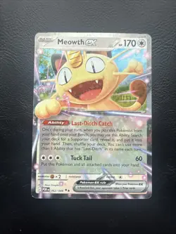Meowth ex 062/088 Me03: Perfect Order Holo - Image 1