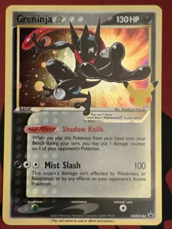 Greninja Gold Star SWSH144 - Holo Pokemon Card - Celebrations Promo - NM - Image 1