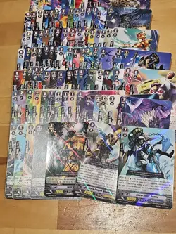 90 Card Lot Vanguard TCG Playing Cards 9 Foils ¿ - Image 2
