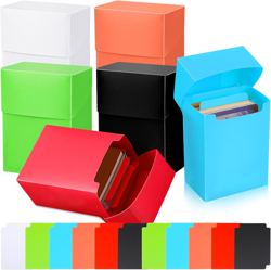 6 Pcs Large TCG Deck Boxes with 12 Dividers, 80 Sheets Deck Blocks, Trading Card - Image 1