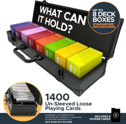 Game Card Storage Case (LONG/MTG Edition) | Suitable for Magic the Gathering, Yu - Image 3