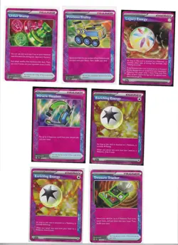 Ace Spec Pokemon Card Lot of 7 Cards Unfair Stamp, Precious Trolley, Legacy NM - Image 1