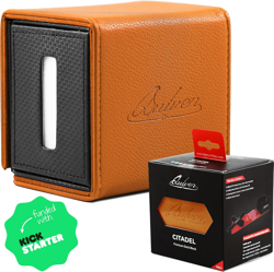 Orange Citadel Deck Block for Magic: the Gathering Cards - 100+ TCG Card Deckbox - Image 1