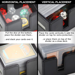 Orange Citadel Deck Block for Magic: the Gathering Cards - 100+ TCG Card Deckbox - Image 4