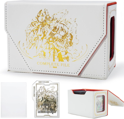 STORY of WHITE Laser Card Deck Box for YGO MTG Organizer Holds 220+ Double Sleev 7445032339330 - Image 1