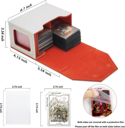 STORY of WHITE Laser Card Deck Box for YGO MTG Organizer Holds 220+ Double Sleev 7445032339330 - Image 2