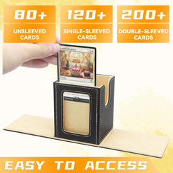 Card Deck Box for MTG Commander Deck, Fits 100+ Cards, Magnetic Card Box Organiz - Image 2