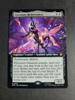 Gwenom, Remorseless (Extended Art) Mythic MTG Spider-Man - Image 1