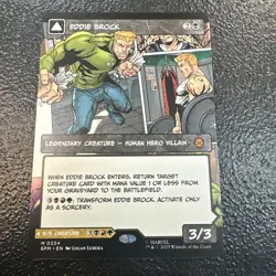 x1 Eddie Brock // Venom, Lethal Protector (0224) - Borderless M MTG Marvel's Spi - Image 1