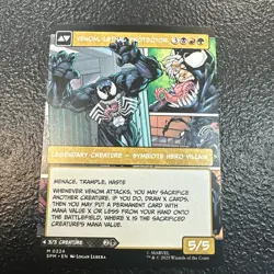 x1 Eddie Brock // Venom, Lethal Protector (0224) - Borderless M MTG Marvel's Spi - Image 2