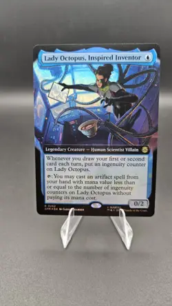 x1 Lady Octopus, Inspired Inventor - Foil - Extended Art R MTG Marvel's Spider-M - Image 1