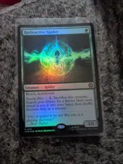 x1 Radioactive Spider R MTG Marvel's Spider-Man M/NM, English - Image 1