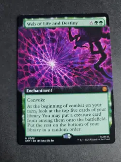 Web of Life and Destiny (Extended Art) Mythic MTG Spider-Man - Image 1