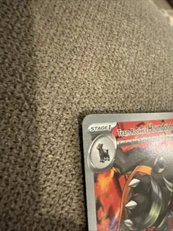Pokemon TCG Destined Rivals Team Rockets Houndoom Card 191/182 IR - Image 3