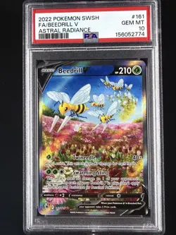 Pokemon Beedrill V Astral Radiance Full Alt Art #161 PSA 10 Gem Mint - Image 1