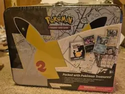 Pokemon TCG Celebrations 25th Anniversary Collector Chest Lunchbox Tin Sealed 820650809415 - Image 1