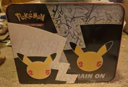 Pokemon TCG Celebrations 25th Anniversary Collector Chest Lunchbox Tin Sealed 820650809415 - Image 2
